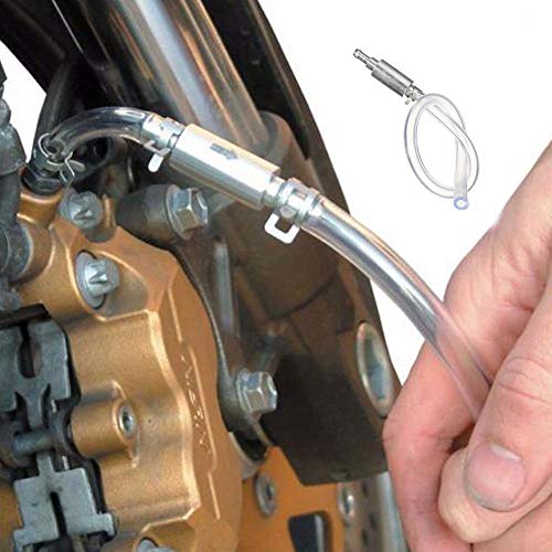 Zreal Kit de herramientas para tubos flexibles para purga del embrague del freno para la nueva moto para coche y válvula