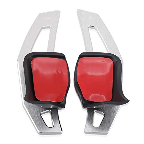 ZYDSD Coche de Aluminio en el Volante Paddle Shifter Gear Extensión for Volkswagen VW Golf 5 R32 GTX MK5 GTI-GT TSI Accesorios (Color : Silver) ZYDSD Coche de Aluminio en el Volante Paddle Shifter Gear Extensión for Volkswagen VW Golf 5 R32 GTX MK5 GTI-GT TSI Accesorios (Color : Silver)