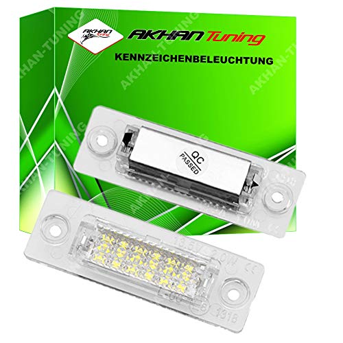 akhan-tuning KB13 - Iluminación LED para matrícula, Sistema Plug´n Play