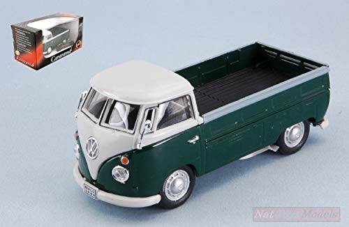 Cararama Model Compatible con VW T1 Pick UP 1960 Green/White 1:43 DIECAST CA251PND4G