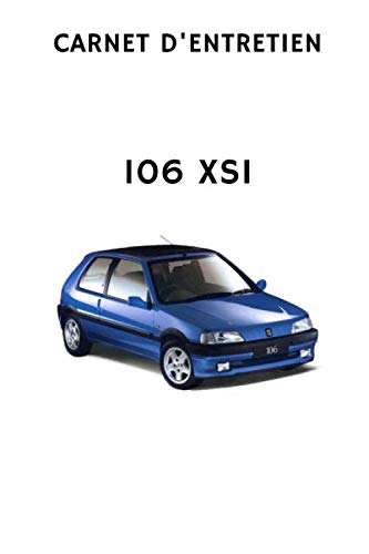 Carnet d'entretien Peugeot 106 XSI