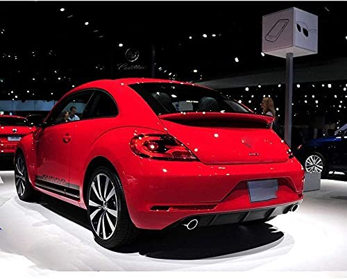 DJHWSZZH Alerón Trasero Spoiler de ABS para VW Beetle 2013 to 2018, Accesorios de Modificación del Alerón del Maletero, Duradero, Brillante(Red)