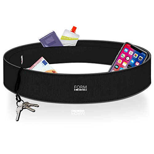 Formbelt® - Riñonera Deportiva, Cinturon Running, Running Belt Deportivo, para Guardar Teléfonos Móviles iPhone X XS 8 7 9 Samsung S8 S9 + Llaves Botellas Jogging Ciclismo Escalada Yoga |Negro M Formbelt® - Riñonera Deportiva, Cinturon Running, Running Belt Deportivo, para Guardar Teléfonos Móviles iPhone X XS 8 7 9 Samsung S8 S9 + Llaves Botellas Jogging Ciclismo Escalada Yoga |Negro M