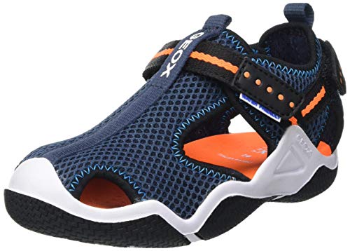 Geox JR Wader A, Sandalias Deportivas, Azul Marino, 34 EU Geox JR Wader A, Sandalias Deportivas, Azul Marino, 34 EU