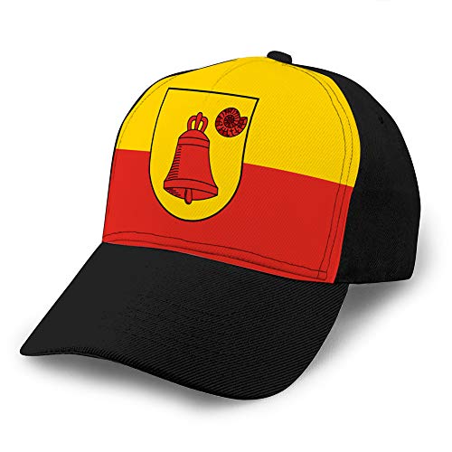 Gorra de béisbol de algodón de Moda de Verano Unisex Sombreros de Camionero Ajustables Bandera de luedinghausen en el Norte de rin Westfalia Tamaño Ajustable Gorra de béisbol de algodón de Moda de Verano Unisex Sombreros de Camionero Ajustables Bandera de luedinghausen en el Norte de rin Westfalia Tamaño Ajustable