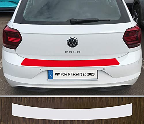 Is-tuning Ajuste exacto para VW Polo 6 Facelift a partir de 2020 lámina protectora transparente protección parachoques transparente