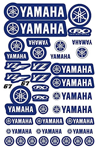 Kit Pegatinas ADESIVI Compatible para Yamaha YZ YZF PATROCINADOR Moto Cross Enduro Casco (67)