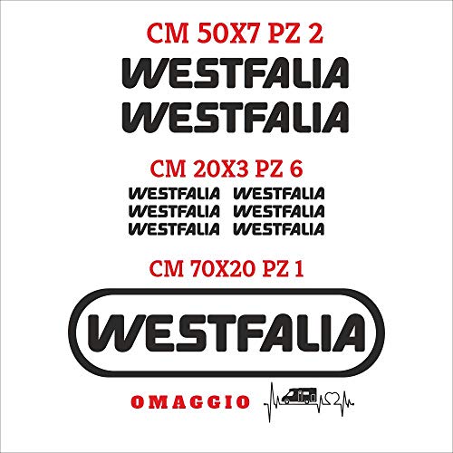 Sticker Mimo Westfalia - Adhesivo compatible con accesorios de caravana, autocaravana, autocaravana, autocaravana