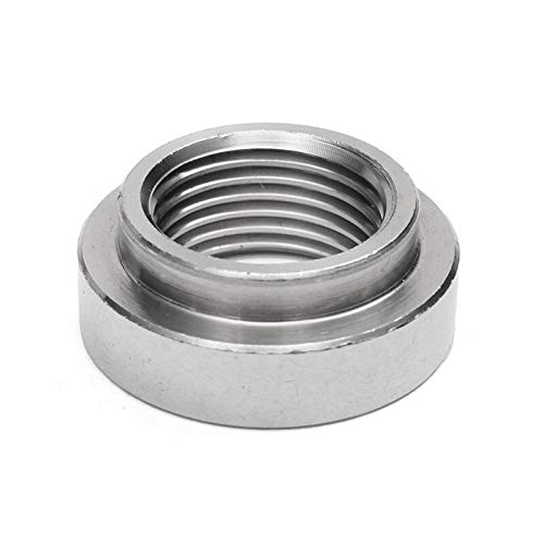 TLBBJ Nueces 430 de Acero Inoxidable de Escape de oxígeno O2 Sensor de Weld-On Nut M18 x 1,5 mm Duradero Durable