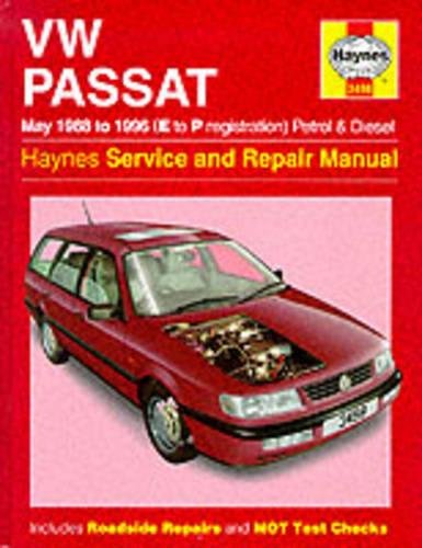 VW Passat 4-Cyl Petrol & Diesel (May 88 - 96) E To P (Haynes Service and Repair Manuals)