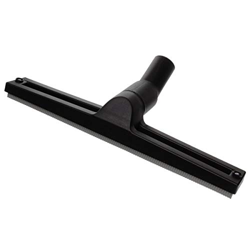 Wessel-Werk D370 - Boquilla de Suelo Duro con Hoja de Goma para aspiradora, Color Negro