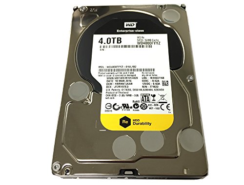 Western Digital RE 4 TB 7200 RPM 64 MB de caché SATA 6,0 Gb/s 3,5 pulgadas de caché (WD4000FYYZ) OEM - 3 años de garantía