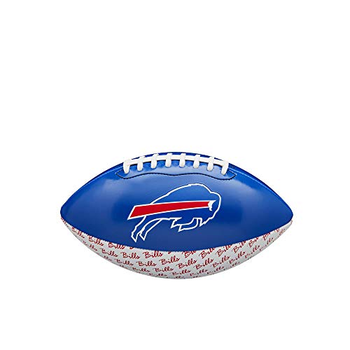Wilson NFL Mini Team Peewee - Balón de fútbol, diseño de búfalo