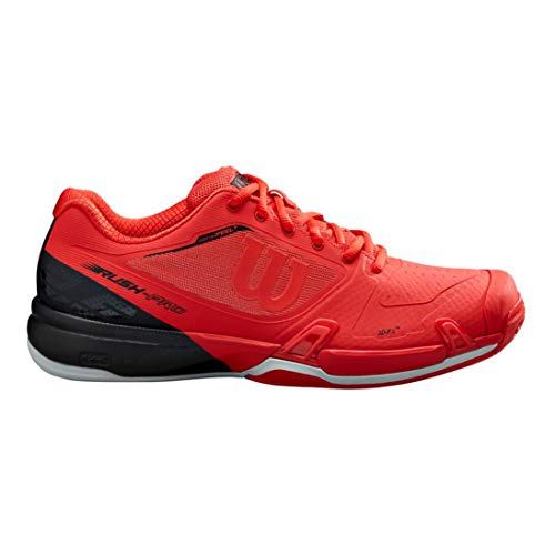 Wilson Rush Pro 2.5 2019, Zapatos Hombre, Infrared/Black/Pearl Blue, 49 1/3 EU Wilson Rush Pro 2.5 2019, Zapatos Hombre, Infrared/Black/Pearl Blue, 49 1/3 EU