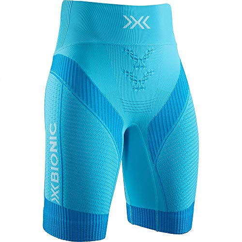 X-Bionic Effektor G2 Run Pantalón Corto, Mujer, Turquoise (Turquoise/Arctic White), S
