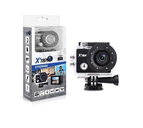 X'trem CFHD5000 - Cámara deportiva HD 1080p, color negro